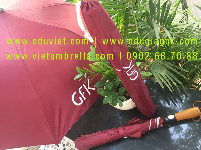 xưởng sản xuất ô dù cầm tay in logo quảng cáo